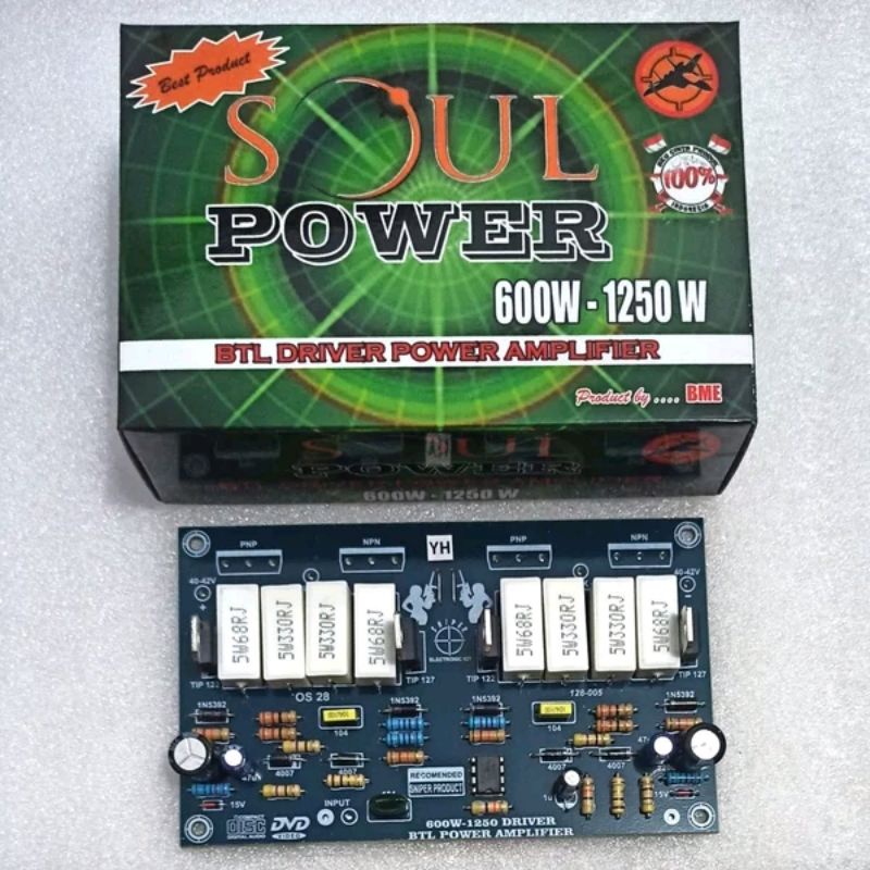 BTL Power Amplifier 600W-1250W SOUL By BME