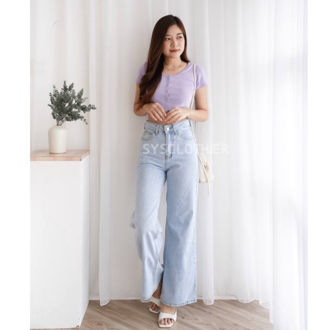 CELANA  JEANS WANITA SISY KULOT PREMIUM-SYSCLOTHIER