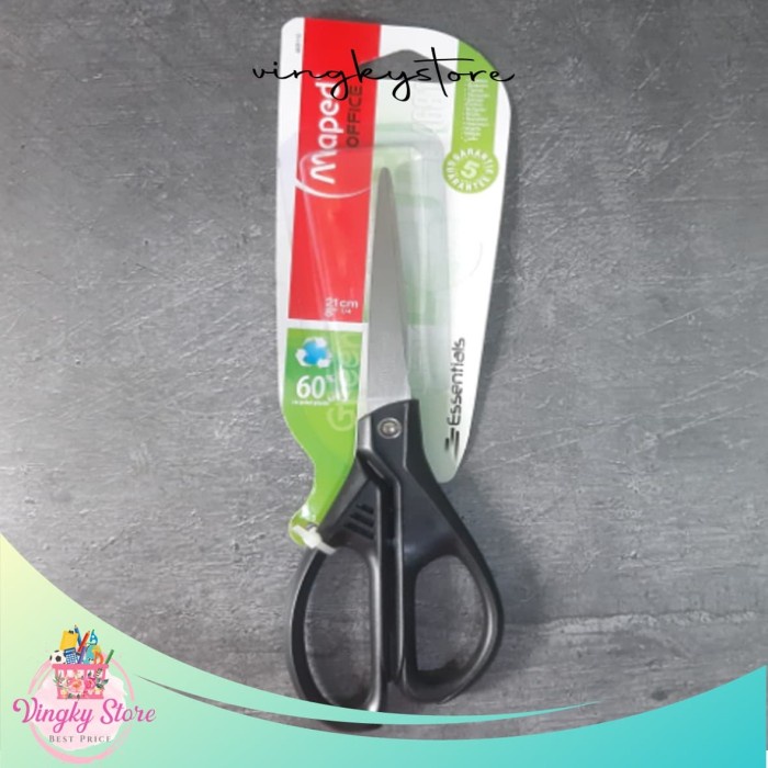 

Aman Gunting / Scissors Maped Essential Green 21Cm Berkualitas