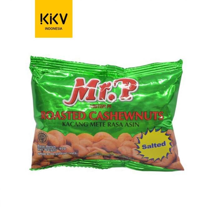 

KKV - Mr.P Snack Kacang Mede / Mete Asin (Salted) 40 gr