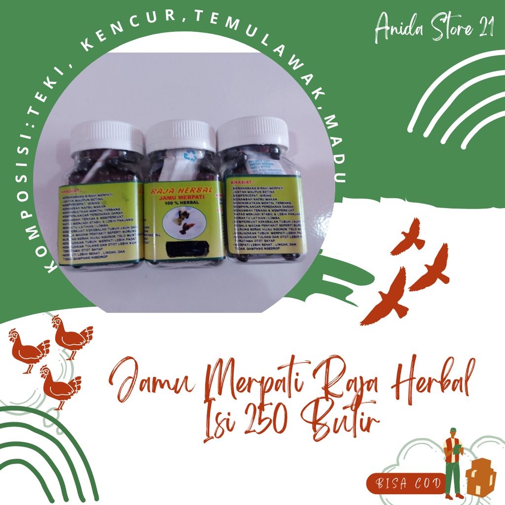 Jamu Merpati Raja 100% Herbal Merpati
