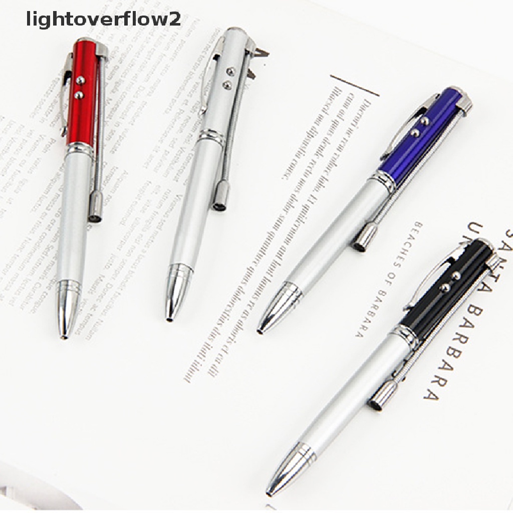 (lightoverflow2) 1pc Pulpen Tinta Invisible Bahan Plastik Untuk Kantor