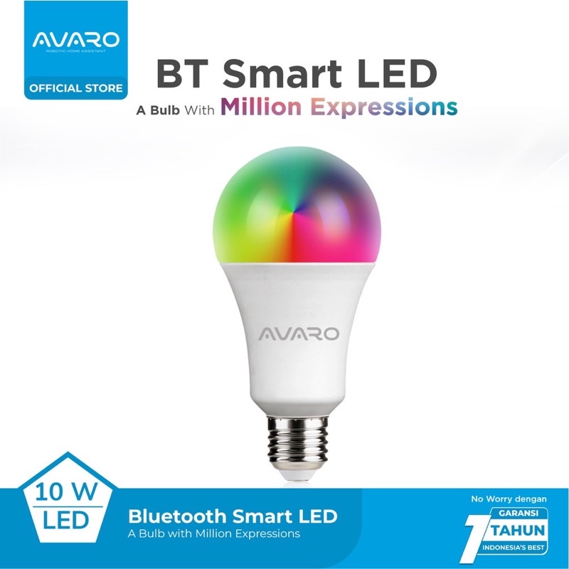 Avaro Smart LED LIGHT BULB RGBWW 9W 12W Wifi 10W Bluetooth Wireless IoT - Home Automation Smart Light Bulb Led