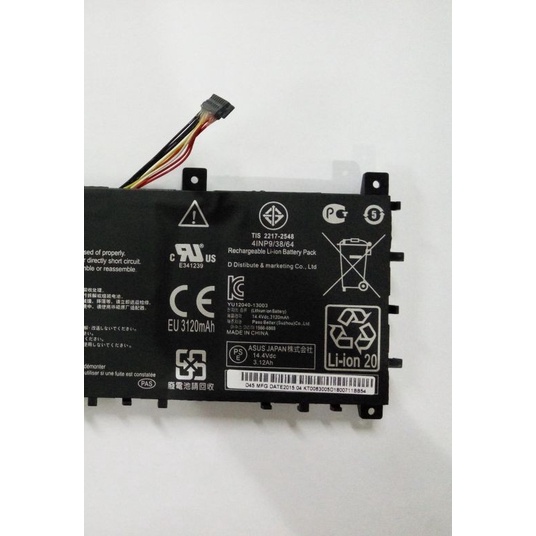 Baterai Original Asus A451 A451L A451LN V415L V451LA V451LB B41N1304 ORI