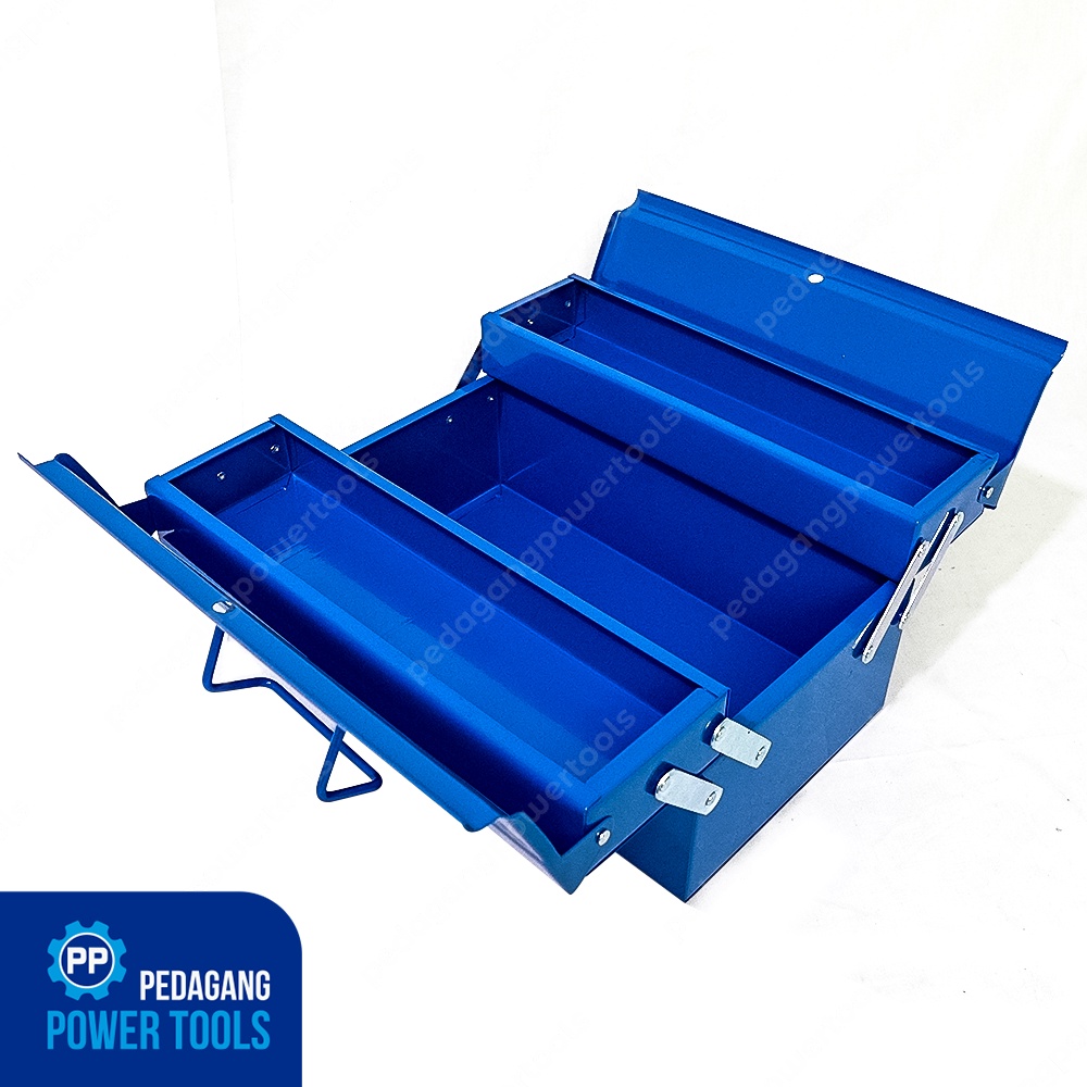 KENMASTER TOOL BOX BESI 2 SUSUN METAL TOOLBOX KOTAK PERKAKAS TOOLKIT