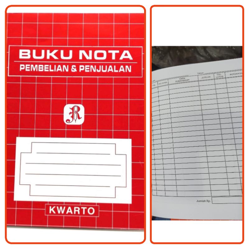 

BUKU NOTA PEMBELIAN DAN PENJUALAN KWARTO