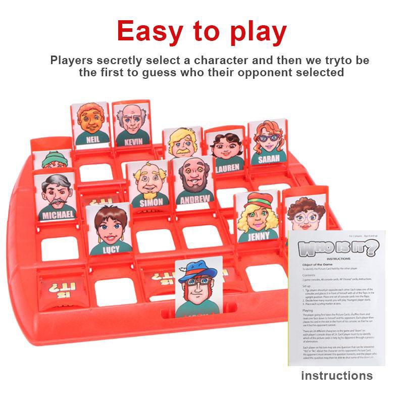 Guess Who - Permainan Tebak Tebakan Orang Mainan Edukasi
