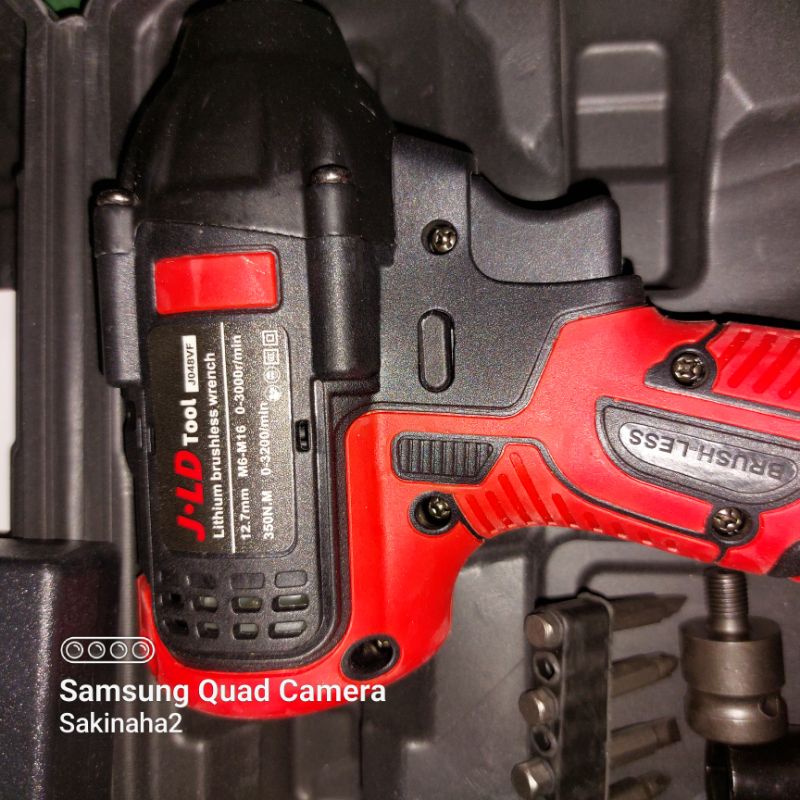 Impact wrench jld 2 baterai 98vf 350nm