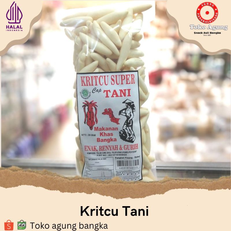 

Kritcu super Bangka cap Tani 250g