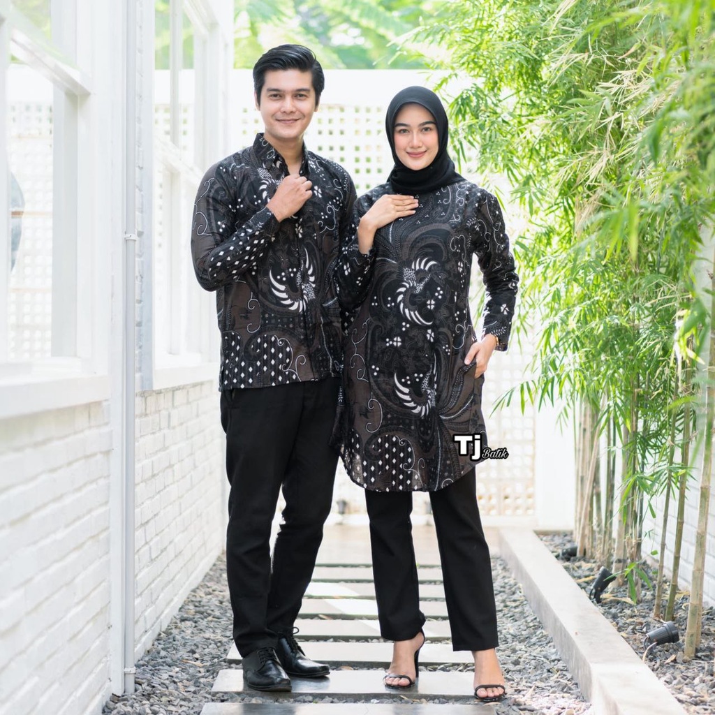 batik couple keluarga modern terbaru 2022 premium