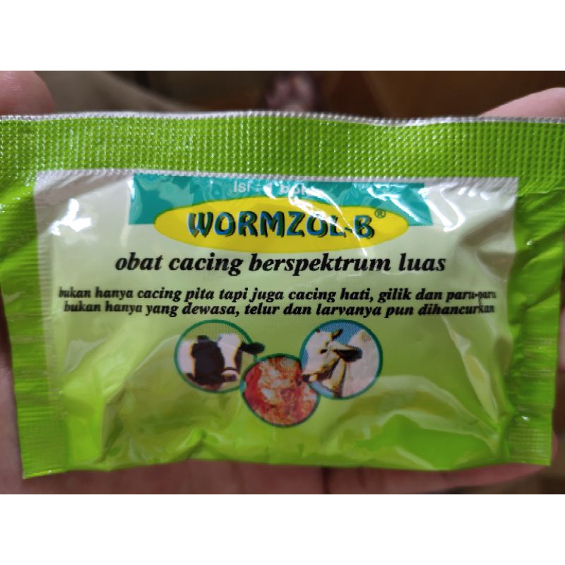 WORMZOL-B // OBAT CACING HEWAN // melayani eceran maupun 1 dus isi 24