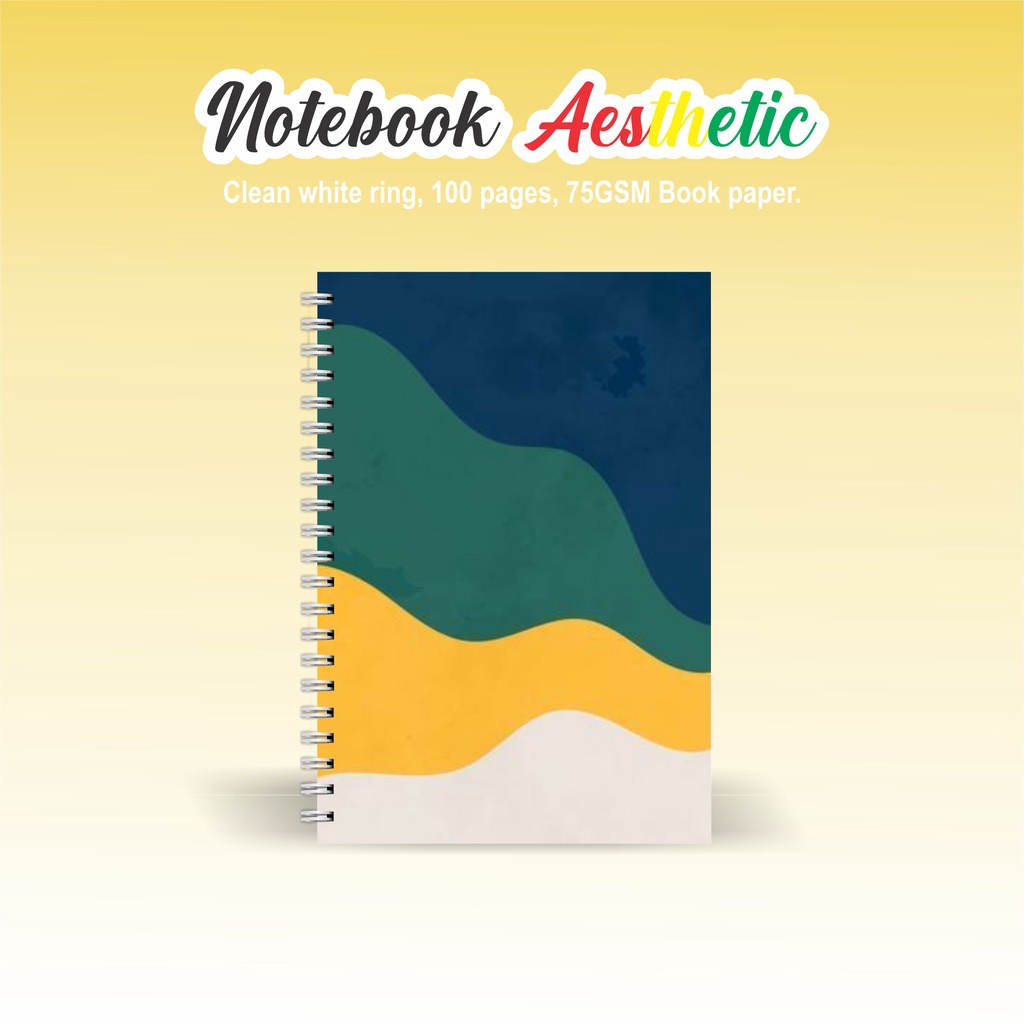 

Notebook Aesthetic BOOKPAPER GRID/KOTAK2#DOTTED/TITIK2#BLANK/POLOS#GARIS/LINE