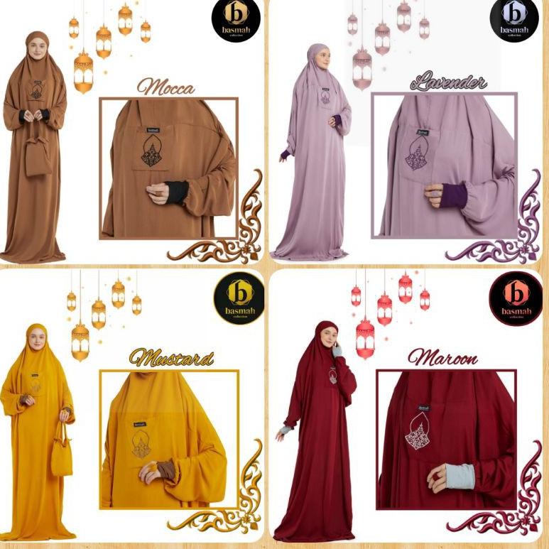 {AI.18Oc22r} Basmah/ yabasmah /YabasmahCollection/ Mukena Manset Warna / Basmah  Collection / Mukena