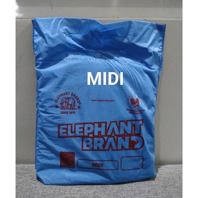 Jas Hujan Stelan PVC Midi Elephant Brand warna warni