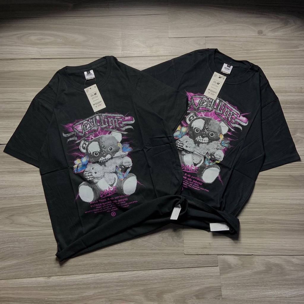 T-SHIRT / KAOS BERUANG UNISEX ORIGINAL SPESIAL NEXTTIME X SEVENKEY ARTIKEL BEAR DINER