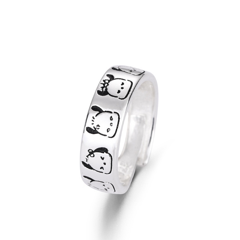 Cincin Model Terbuka adjustable Desain Kartun protagonist