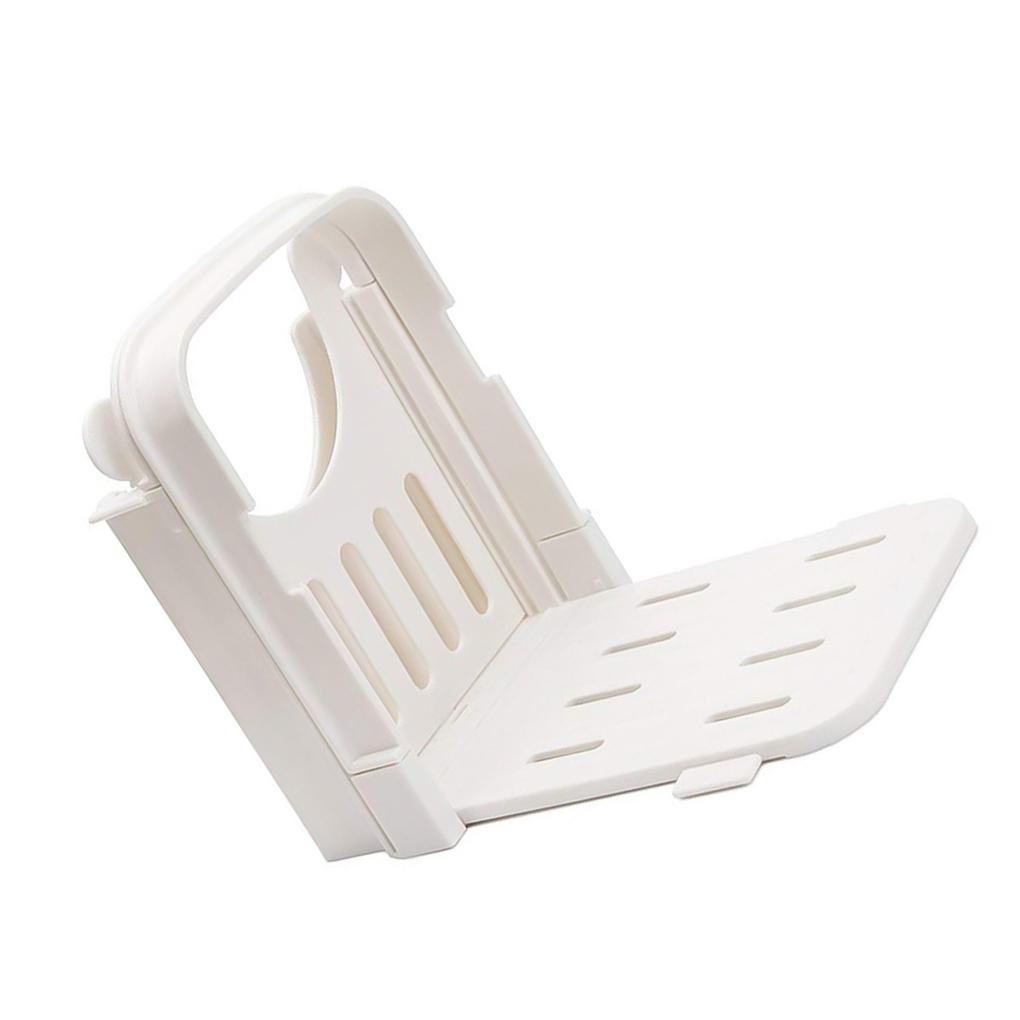 Toast Slicer Foldable 4gear Adjustable Slicing Perlengkapan Memanggang Panduan Pemotongan Serbaguna Dengan Nampan Remah Untuk Homemade