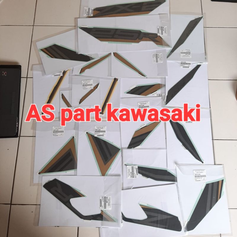 stiker sticker decal set grey zx25r zx 25 r zx 25 2022 original