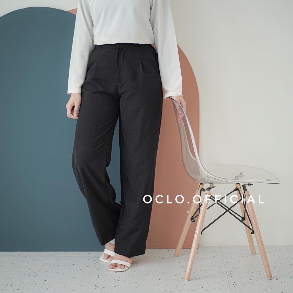 Caniya Basic Cullotes | Celana Kulot Loose Straight