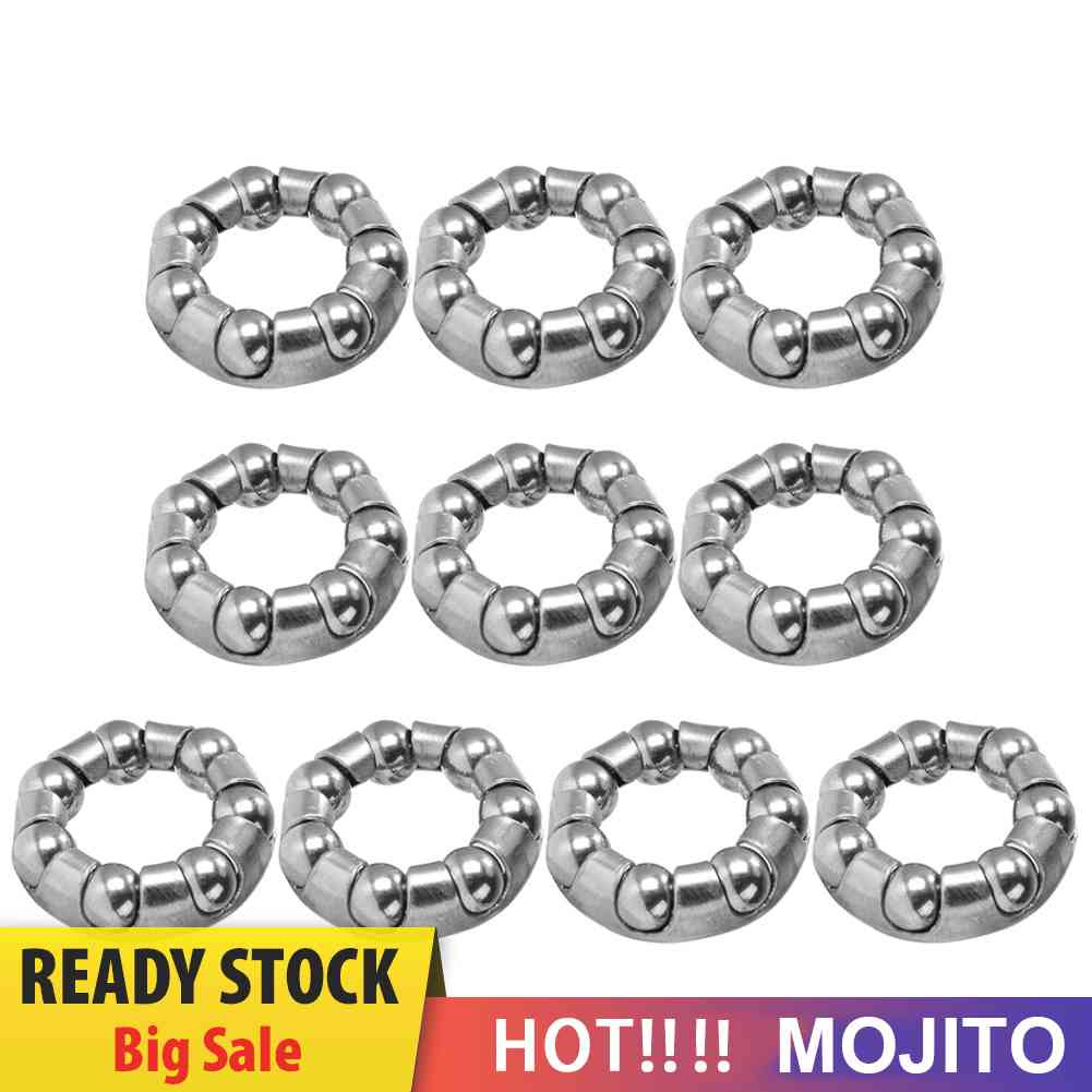 10 Pcs As Roda Depan / Belakang Sepeda Bahan Baja Ukuran 1 / 4 inch