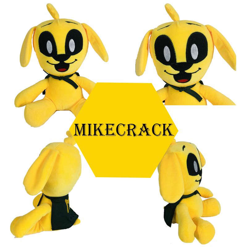 Mike-crack Mikecrack Mainan Mewah Anjing Kuning Boneka Boneka Lembut 25CM Fans Anak Hadiah