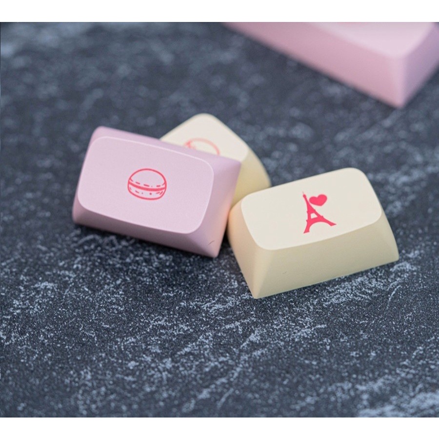 Yiqi Macaron PBT Dye-sub Keycaps 131 set XDA Profile