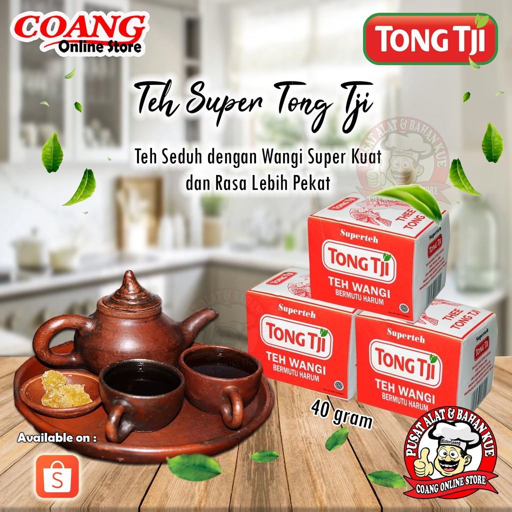 

Super Teh Tong Ji 40 Gram - Tong TJi - Teh Super - Teh Seduh - Melati