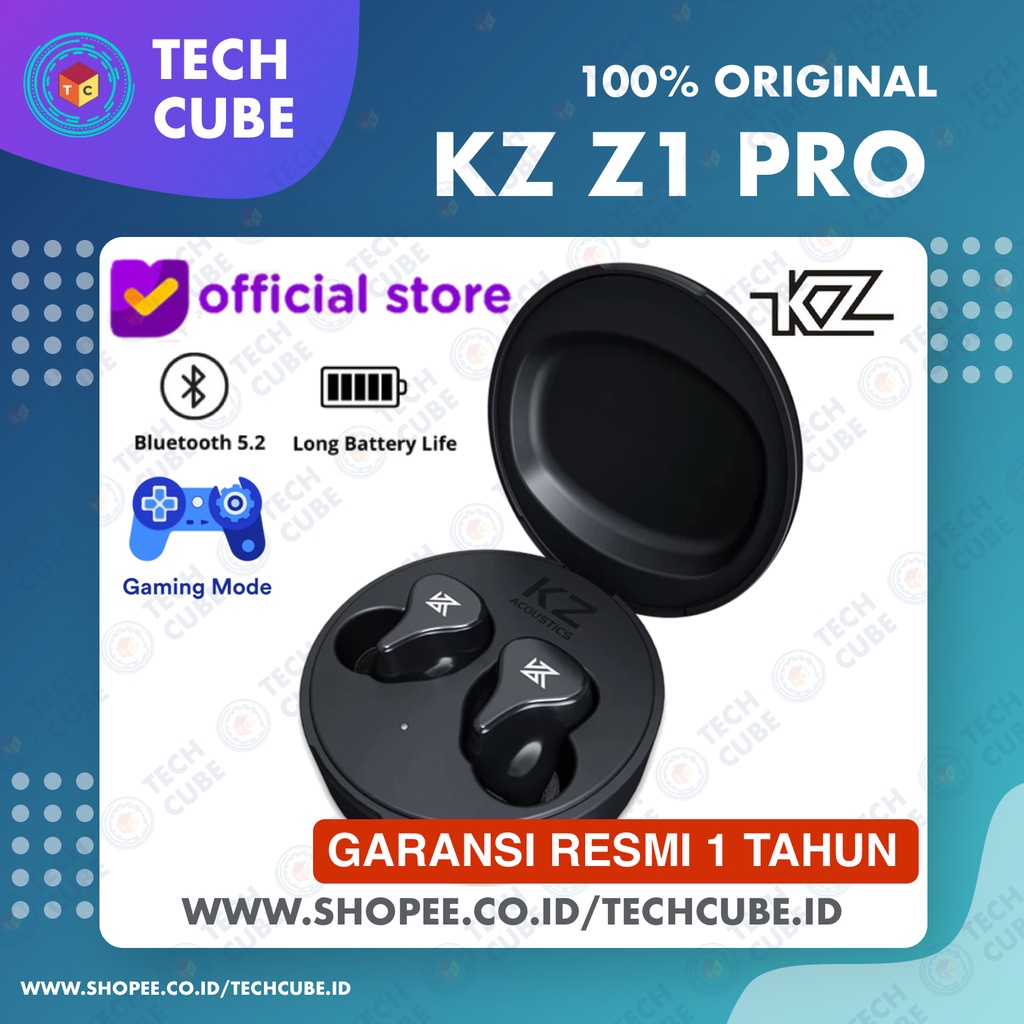 KZ Z1 PRO TWS Wireless Earphone Headset Earbuds Bluetooth Alt S1 S2