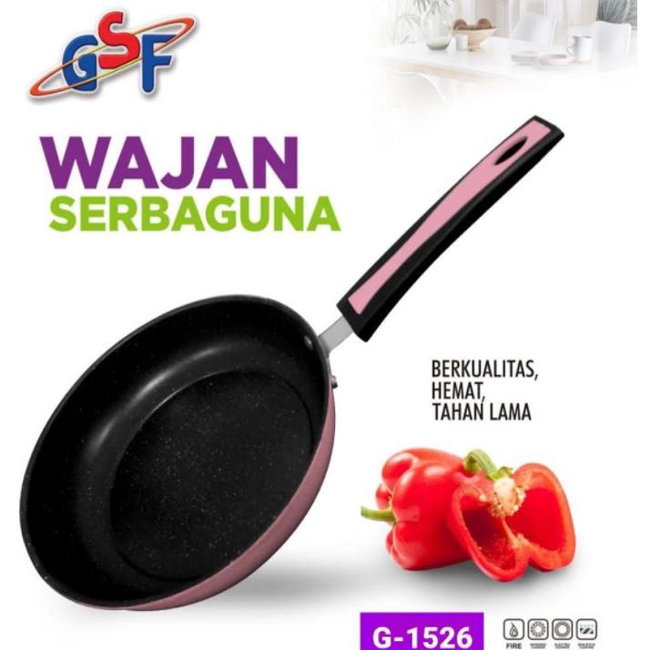 T3X0 wajan teflon gsf frypan gsf teflon series g-1522 g-1520 g-1526 teflon anti lengket gsf 22 20 26
