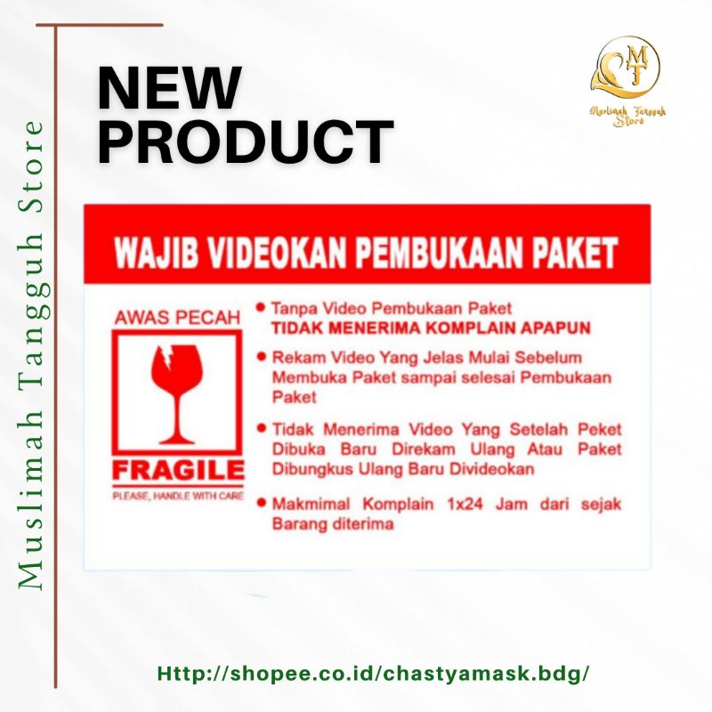

BEST SELLER || STIKER UNBOXING / MIN PEMBELIAN 10 PCS