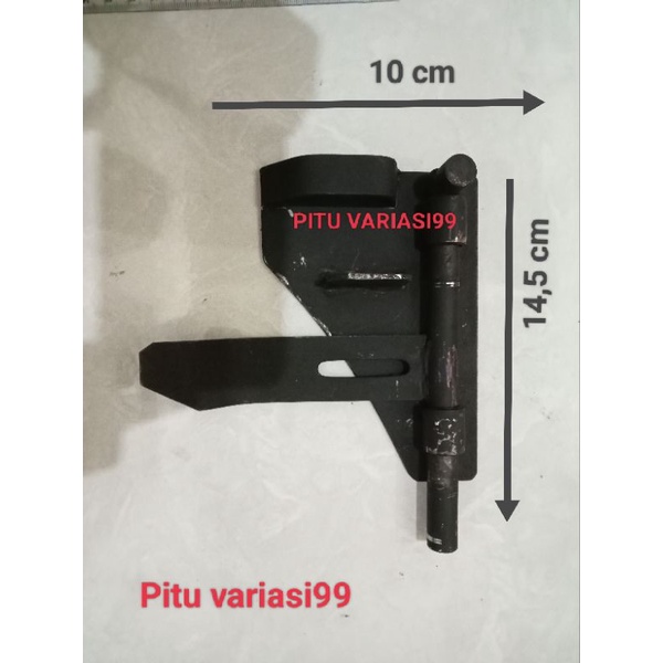 Slot atau grendel kunci pintu gerbang bahan besi tebal