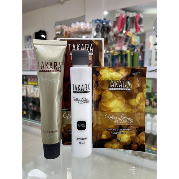 Takara Professional Ultra Shine &amp; Smooth 6.45 Ruby Red Hair Color