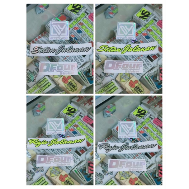STICKER RAJA JALANAN/SETAN JALANAN CUTTING