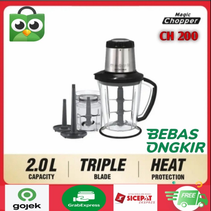 Mitochiba Food Chopper Ch 200 / Magic Chopper Ch-200 Pengolah Makanan