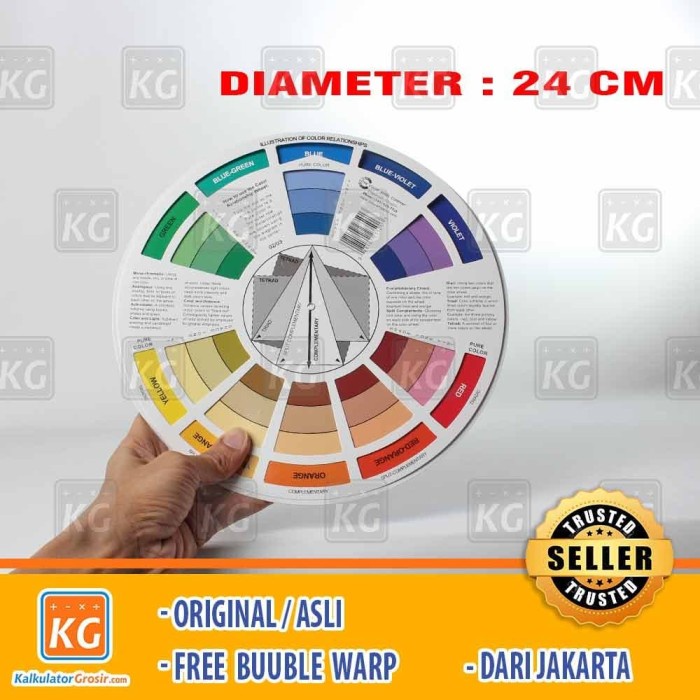 

Produk Unggulan Color Wheel / Cakra Warna / Pocket Colour Wheel / Mixing Guide Hemat