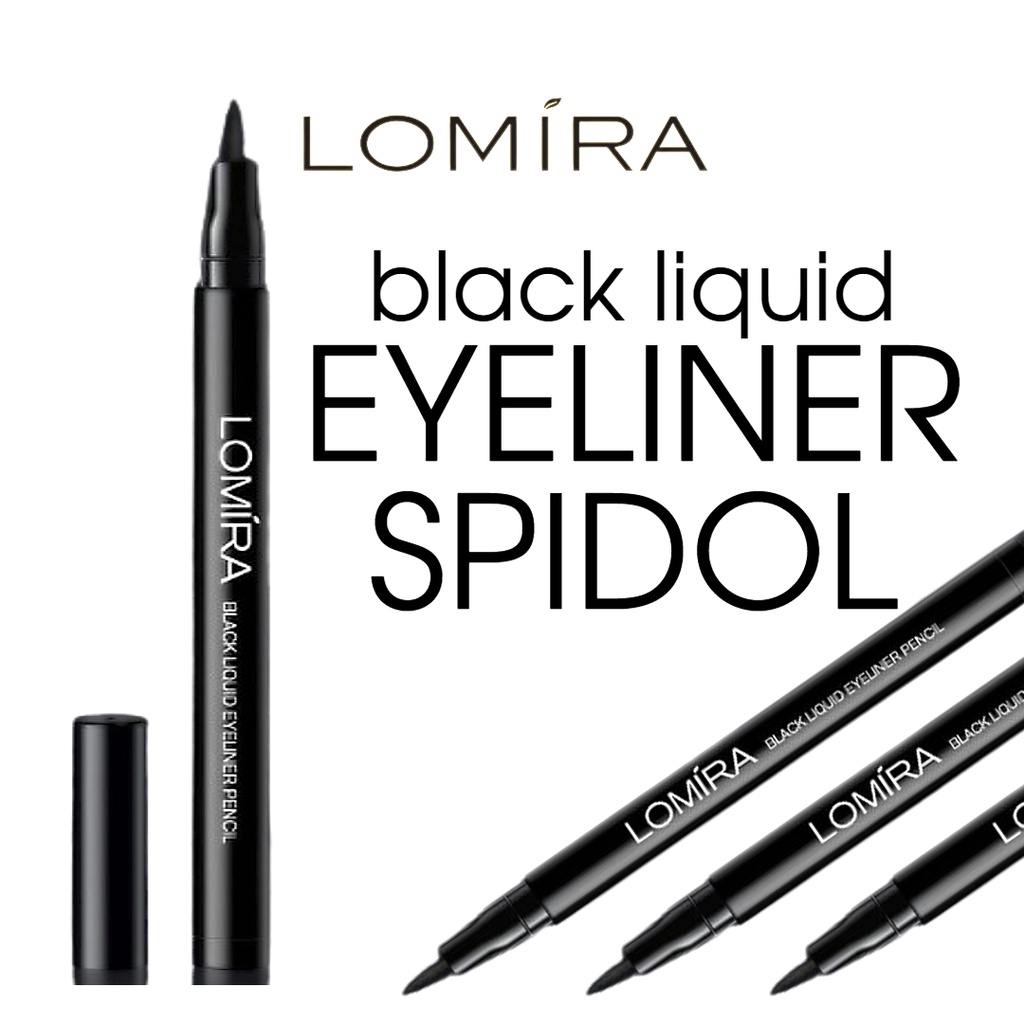 Eyeliner Spidol Lomira Black Liquid BPOM NA11221200561