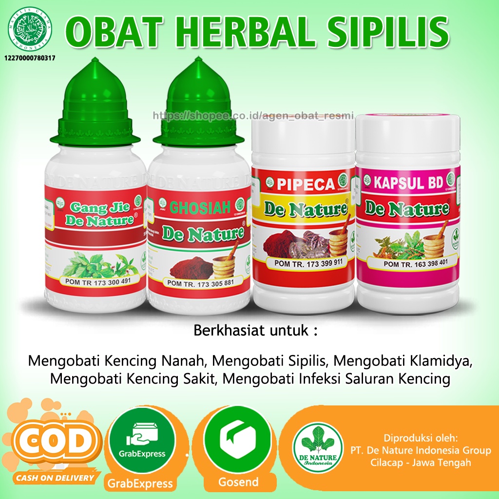 ORIGINAL Obat Herbal Sipilis / Kencing Keluar Nanah COD OBAT SIPILIS SPILIS GONORE KENCING NANAH