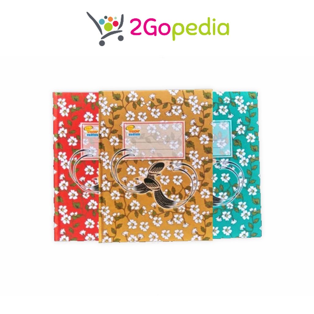 

Buku Tulis Hard Cover Kuarto 100 Lembar Vision Grosir Murah Atk