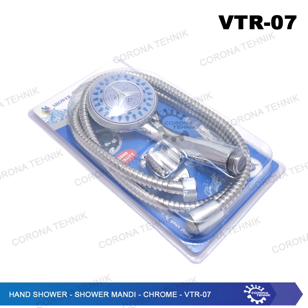 VTR-07 - Hand Shower - Shower Mandi - Chrome