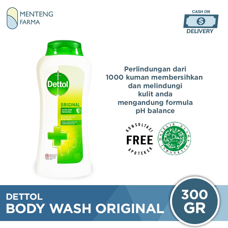 Sabun Mandi Cair Dettol Original - 300 Gram