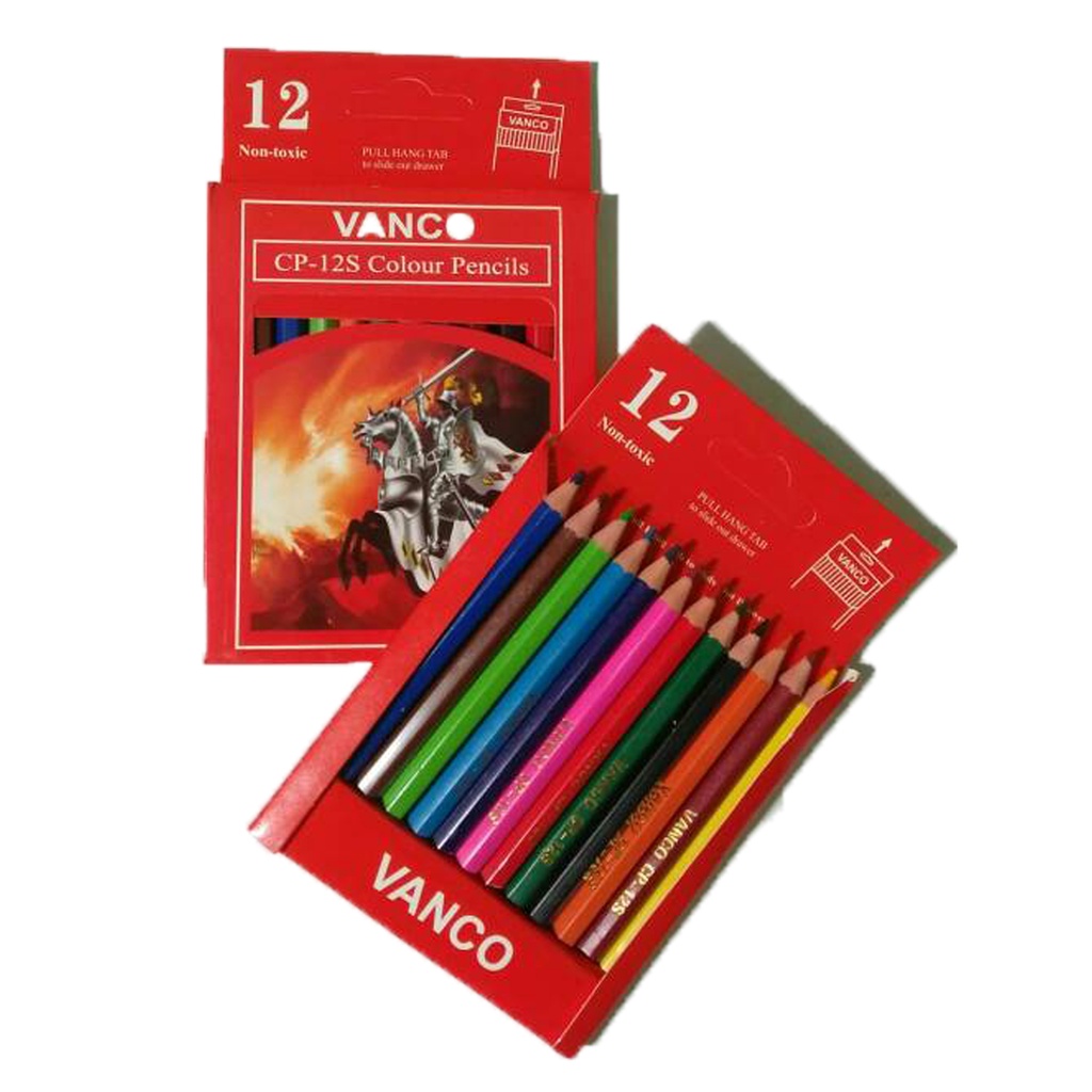 

Vanco Pensil Warna Pendek 12 Warna