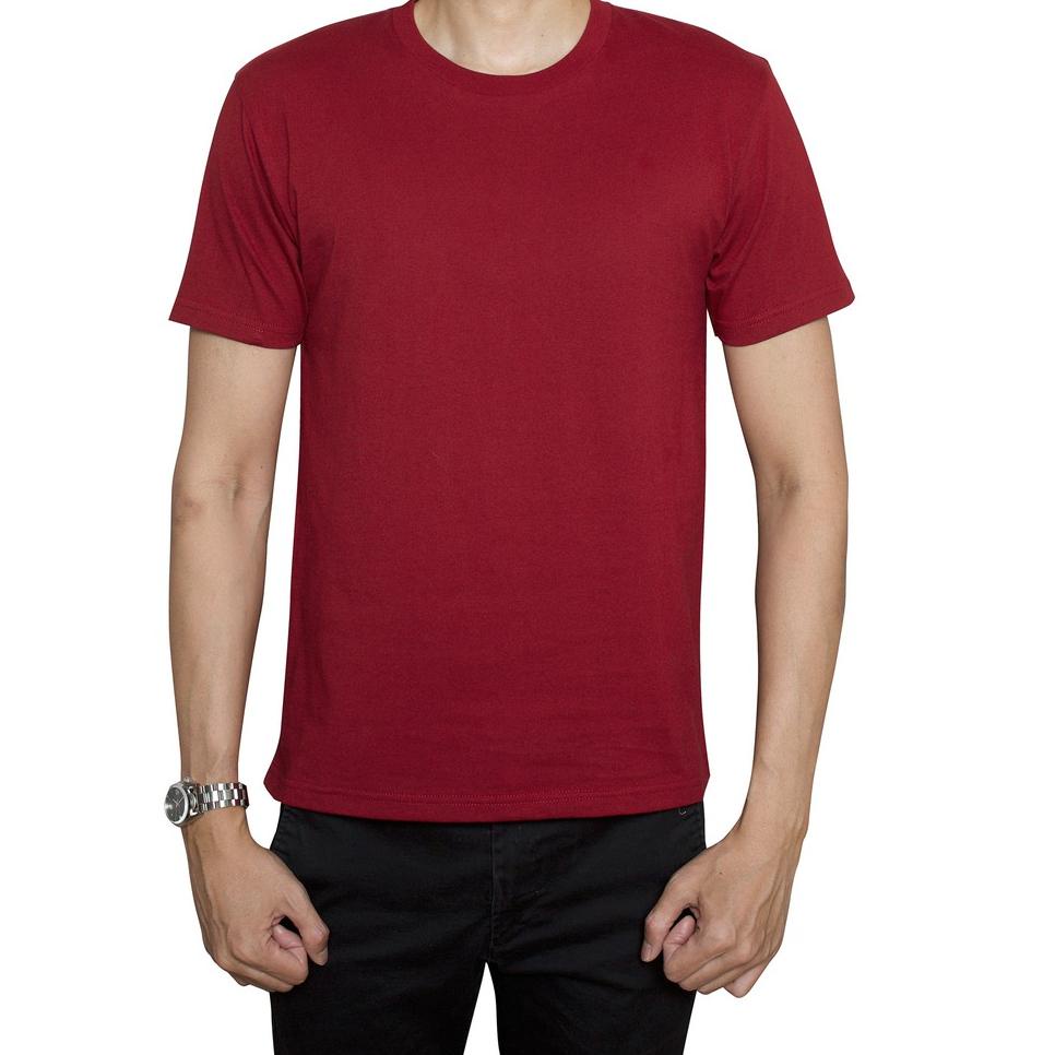 Hot Item--GTEE-MEN-KAOSPOLOS-KERAH-ROUND.NECK-MAROON
