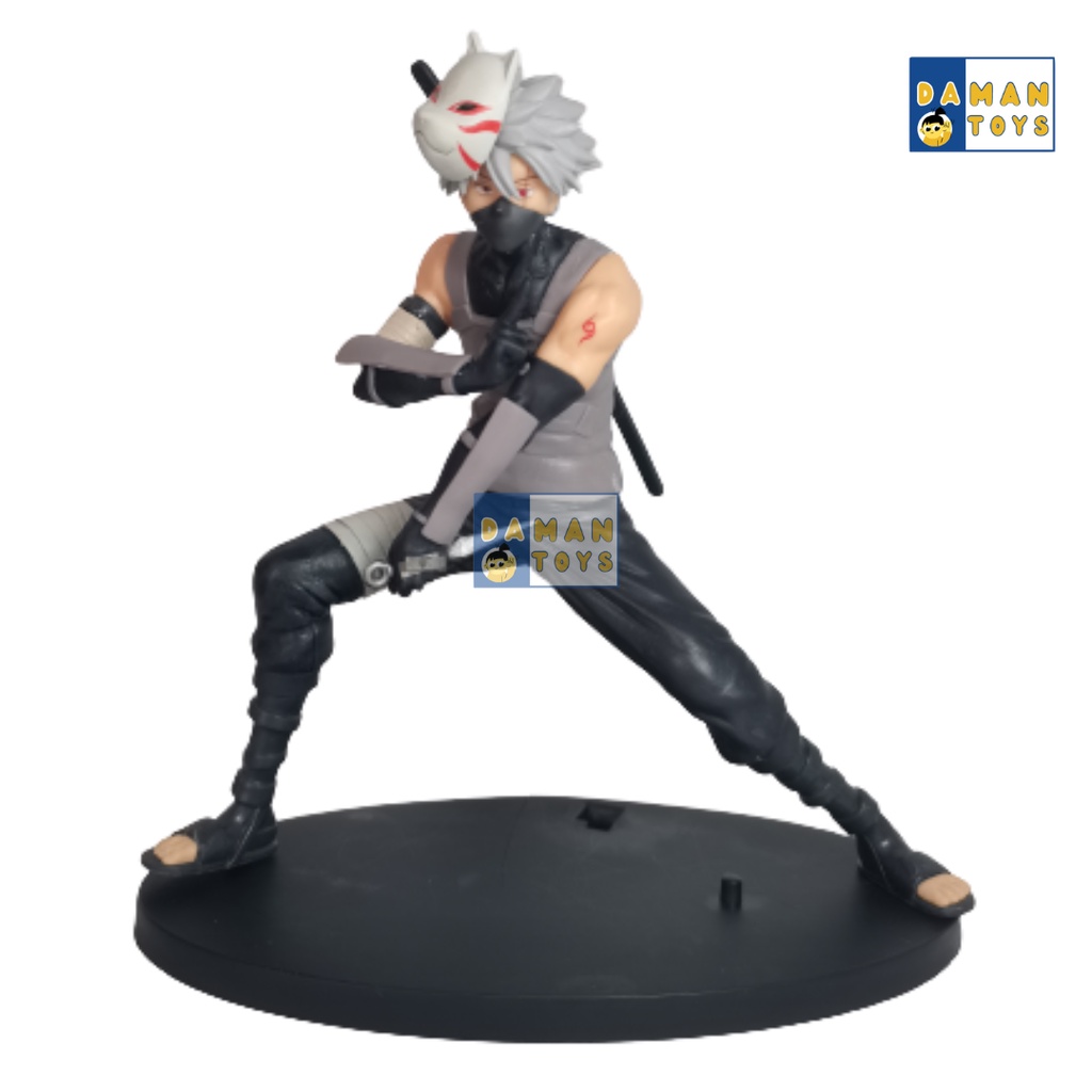 Kakashi Hatake Mask Anbu Naruto Shippuden Action Figure Koleksi Anime