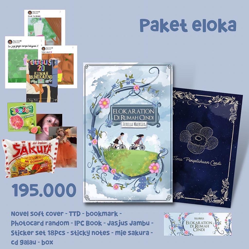 NOVEL ELOKARATION DI RUMAH CENDI + BONUS - FERELLA MAERIZA - SINIBACA MEDIA