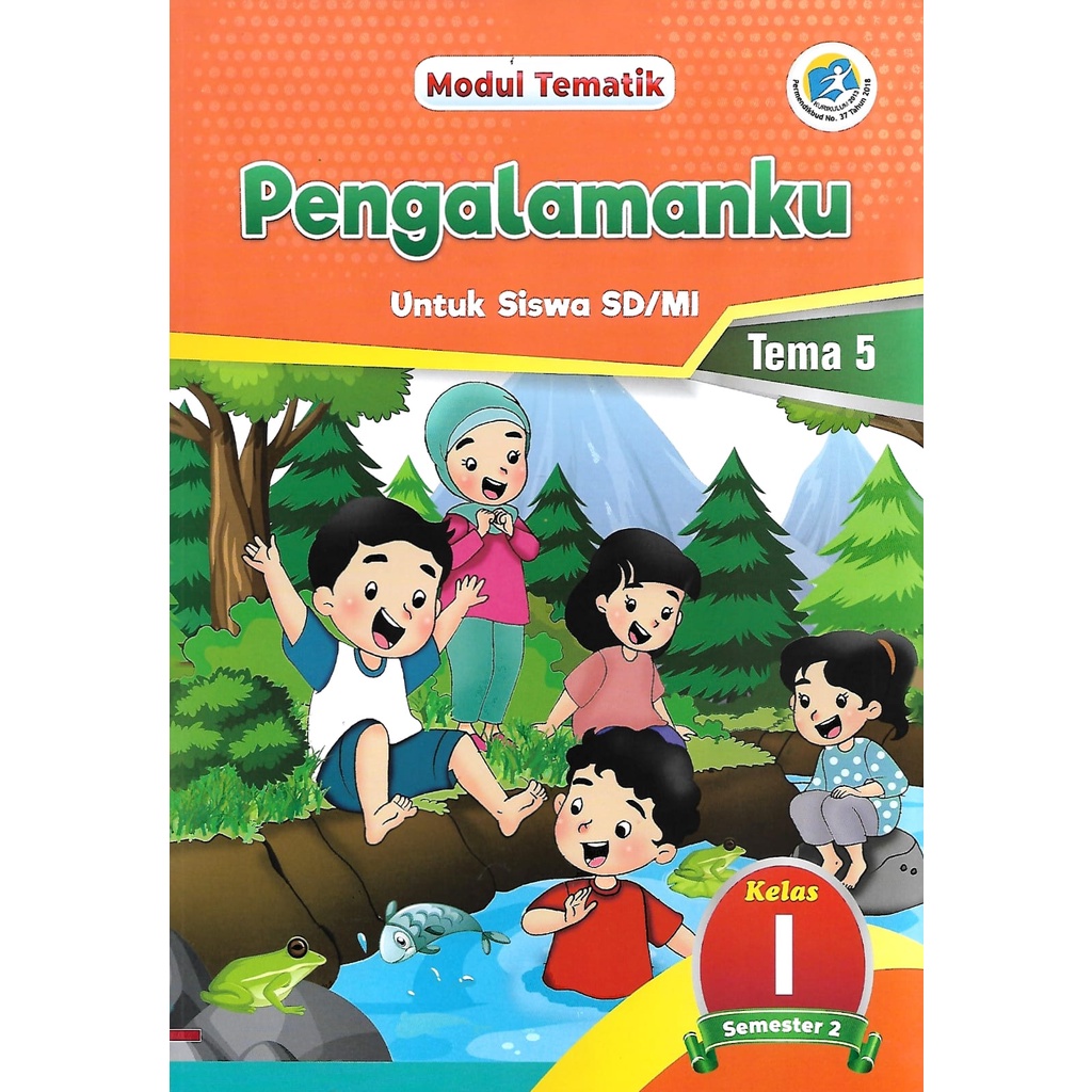 Buku LKS Tematik Tema 5 kelas 1 SD/MI semester 2 kurikulum 2013.