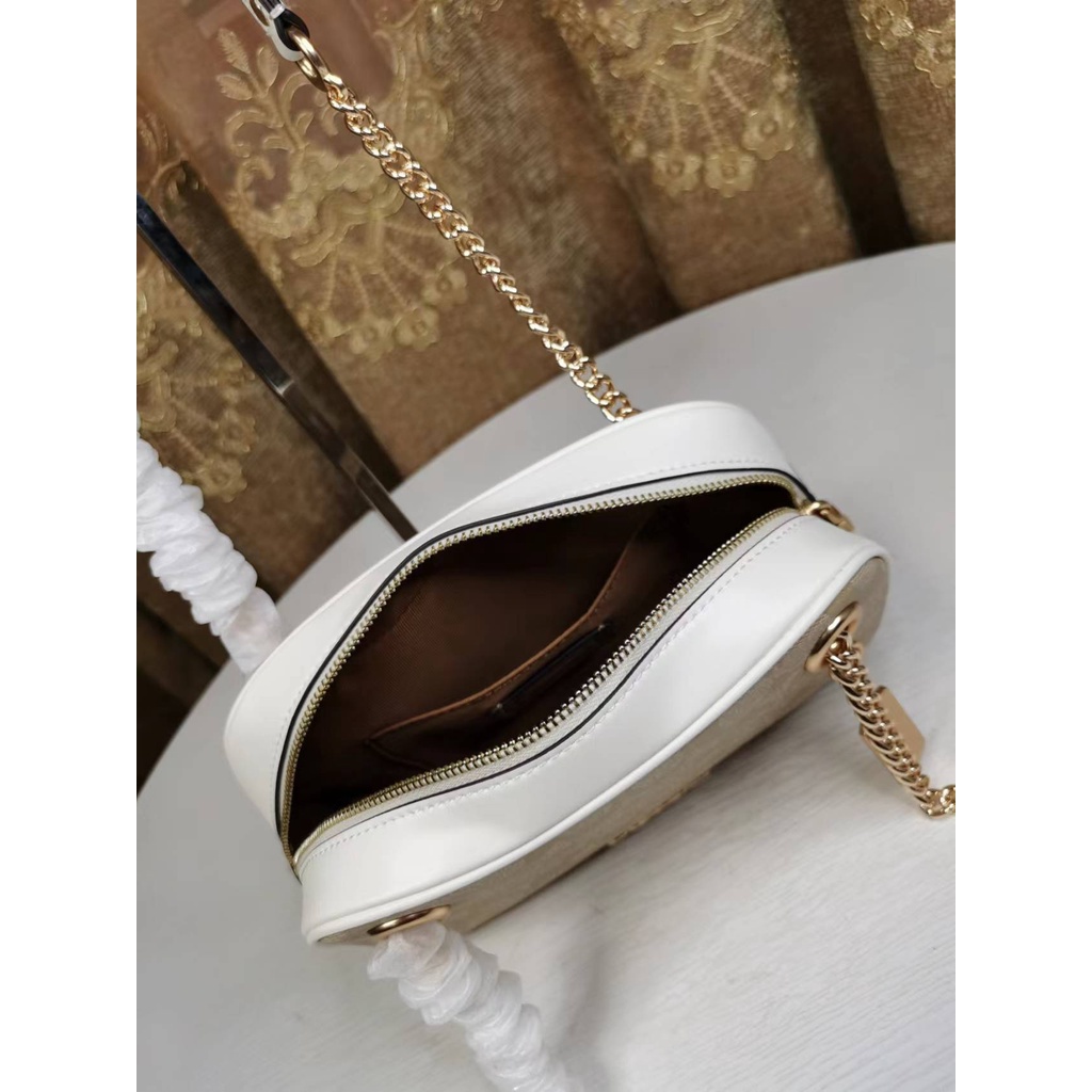 [Instant/Same Day]Coach original 8149 small fragrant shoulder bag messenger bag chain bag camera bag  xjb