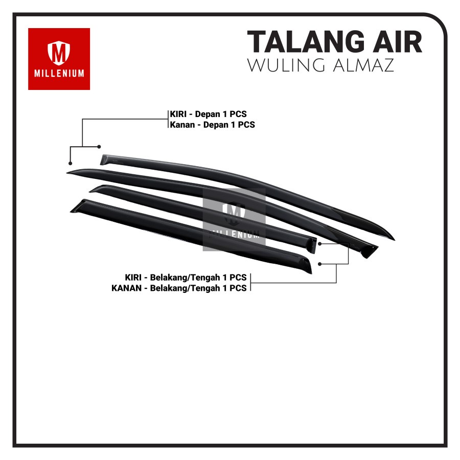 TALANG AIR PINTU MOBIL WULING ALMAZ MODEL SLIM