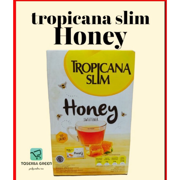 

Tropicana Slim Sweetener Honey isi 50