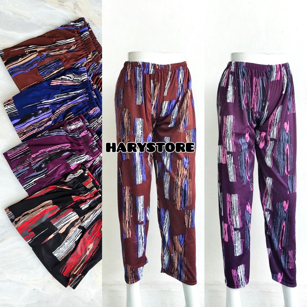 KR 04- Celana panjang wanita Los legging leging loss bawah koran XL 3L Jumbo motif / dalaman wanita strit panjang dalaman panjang motif /daleman kolor harian leging strit panjang halus wanita XL / legging wanita