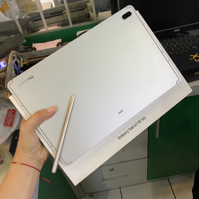 Samsung Tab S7 Fe 6/128gb second bekas pakai normal fullset original resmi